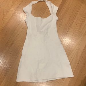 Vintage mossimo white backless dress